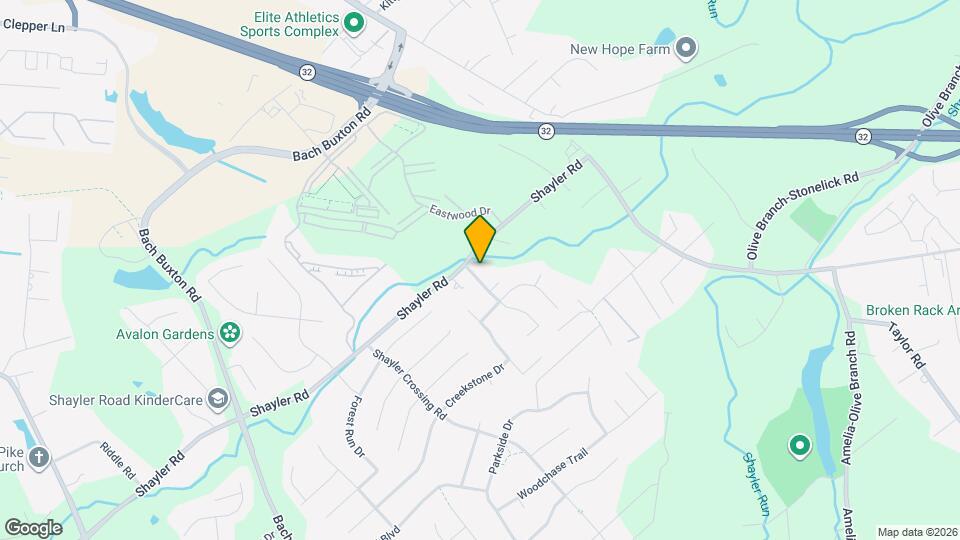 4198 Shayler Creek Dr Map and Location Details