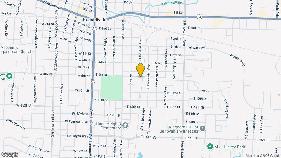 600 E 8th St Map and Location Details