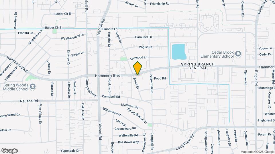 9225 Hammerly Blvd Map and Location Details