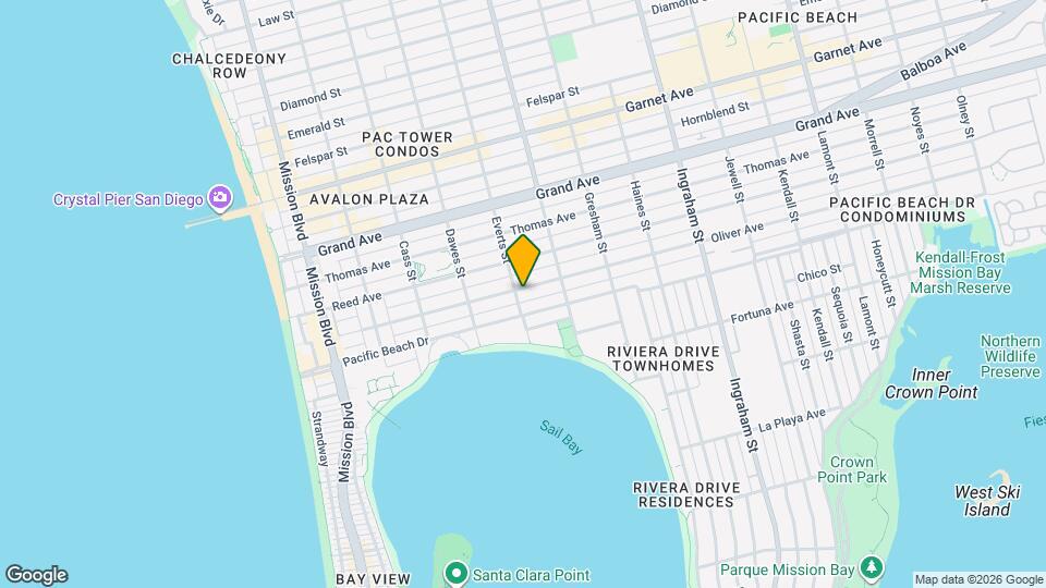 4133 Everts St Map and Location Details