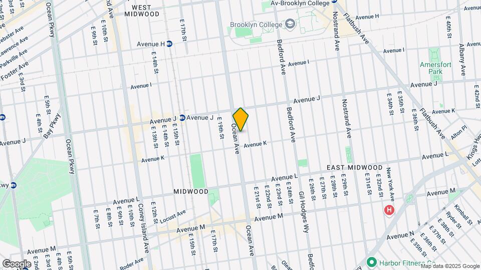 1553 OCEAN AVE Map and Location Details