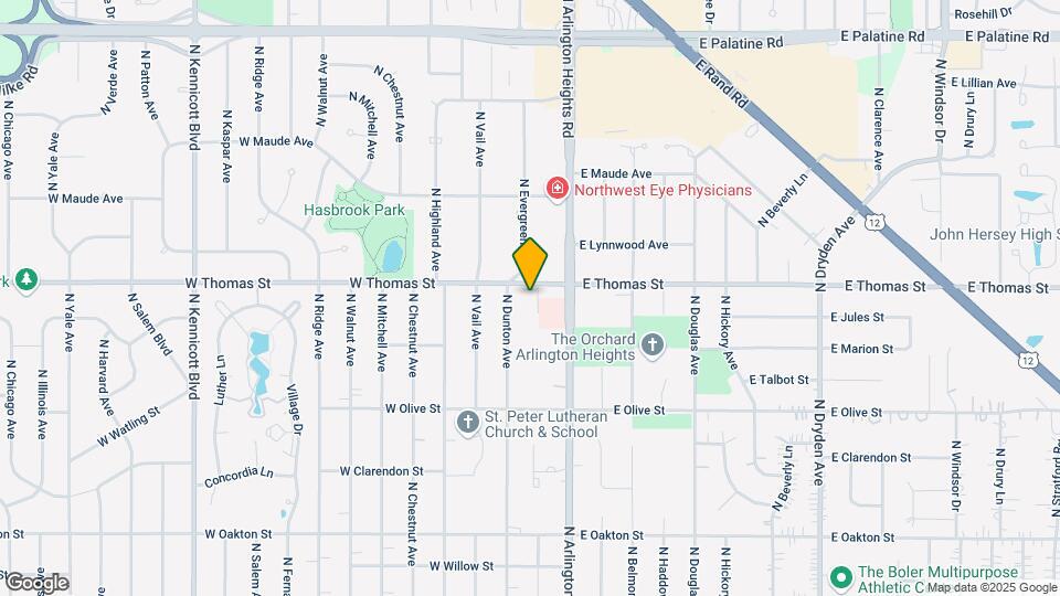 1430-1440 N Evergreen Ave Map and Location Details