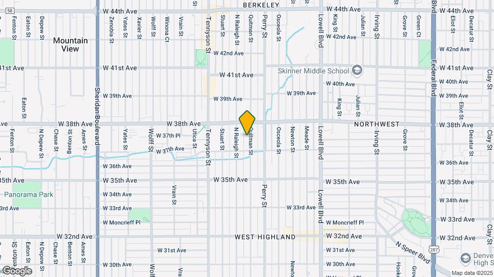 3745 Quitman St Map and Location Details
