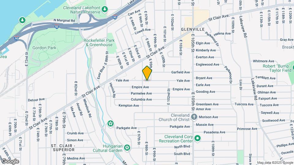 9314 Yale Ave Map and Location Details