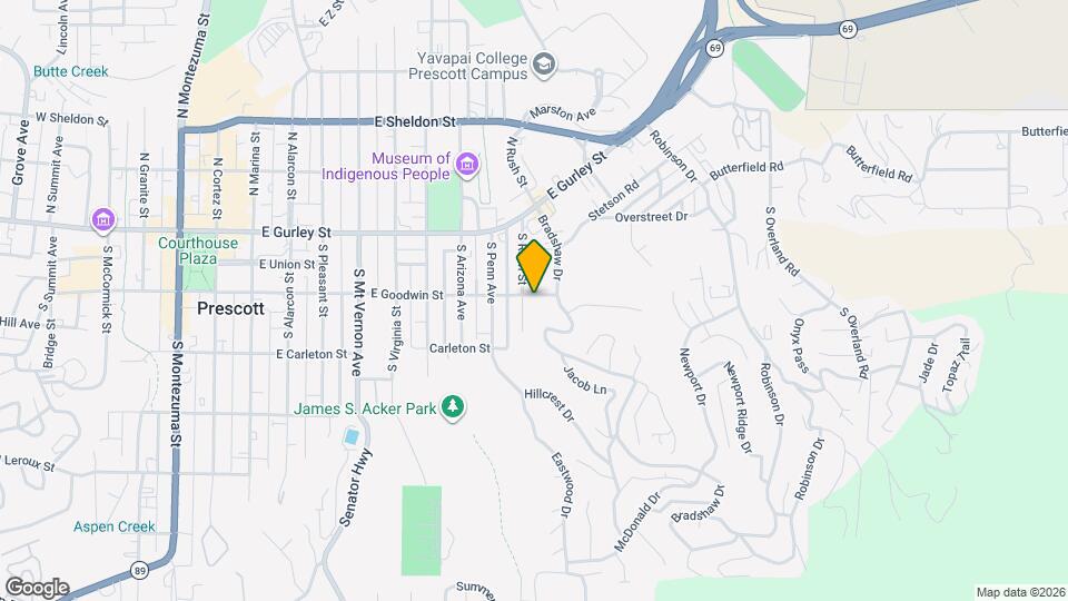 1001 E Goodwin St Map and Location Details