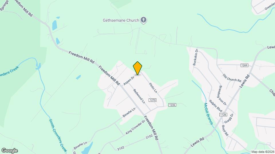 218 Aspen Dr Map and Location Details