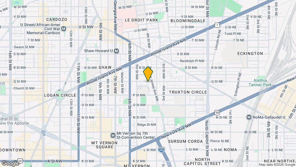 420 Q St NW Map and Location Details