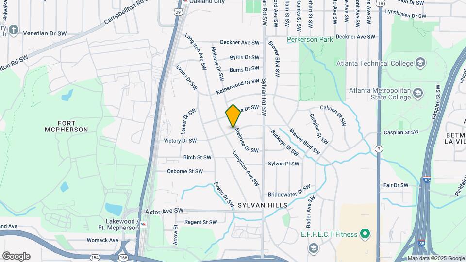 1733 Melrose Dr SW Map and Location Details