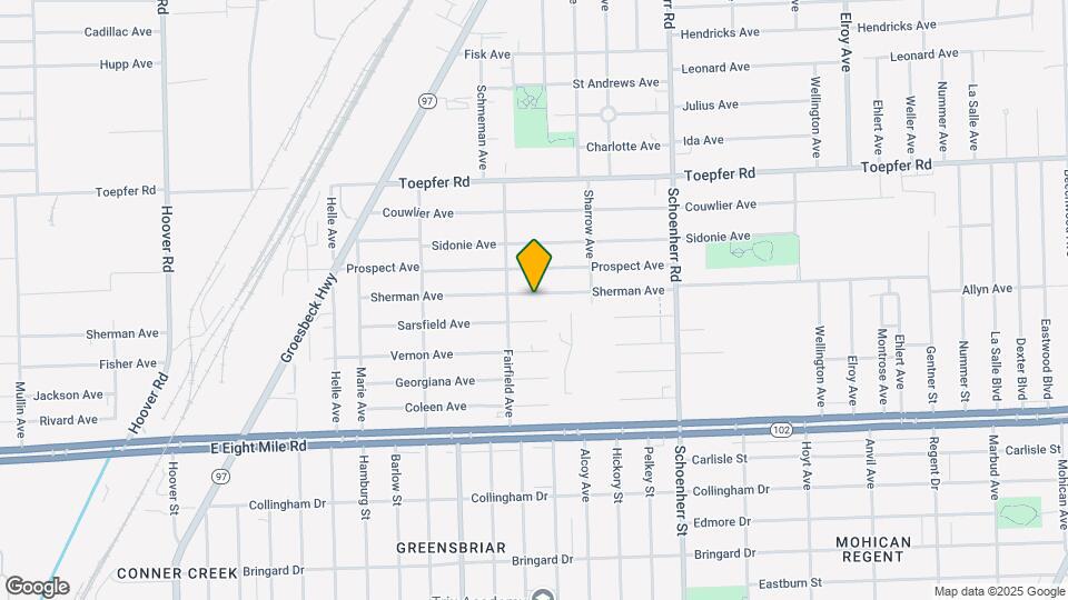 13046 Sherman Ave Map and Location Details