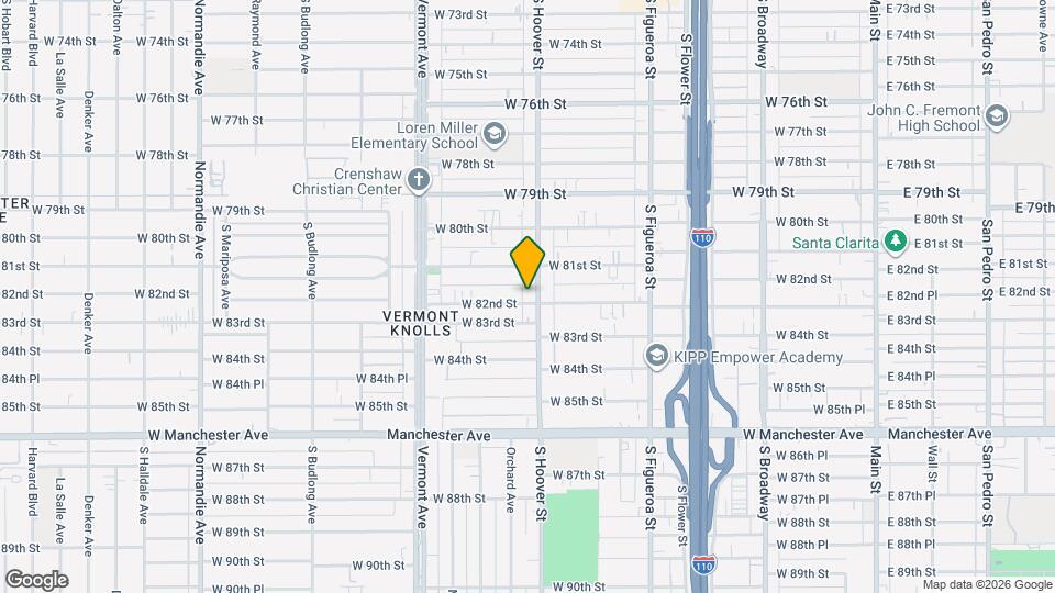 807 W 82nd St Map and Location Details