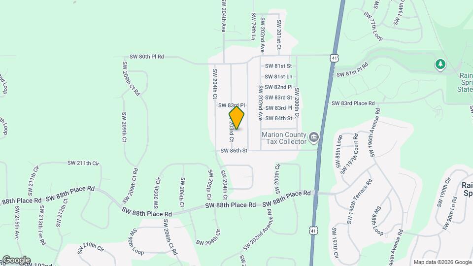 8503 SW 203rd Ct Map and Location Details