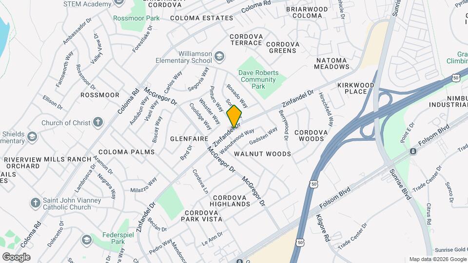 2253 Zinfandel Dr Map and Location Details