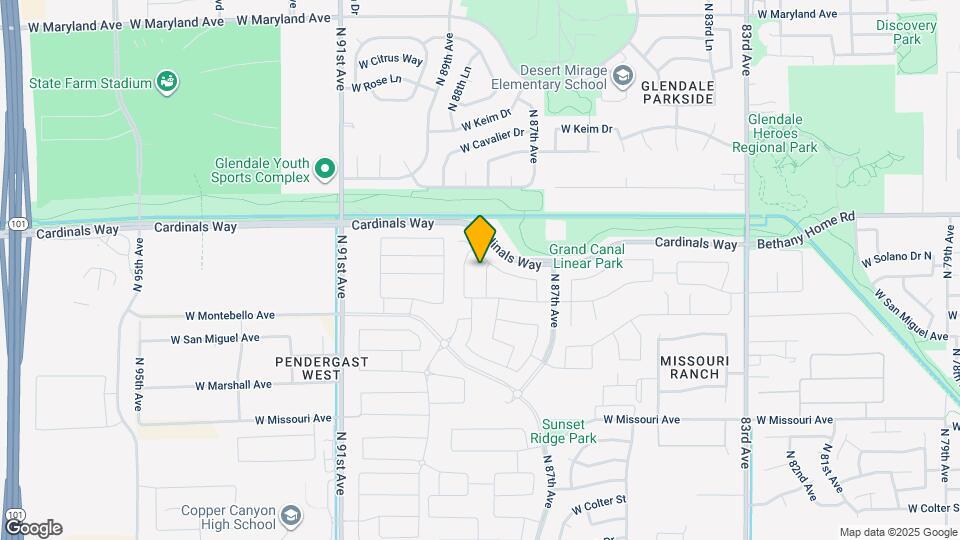 5826 N 88th Dr Map and Location Details