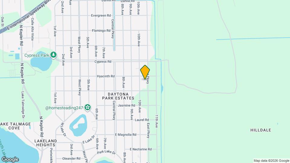 1580 East Pkwy Map and Location Details