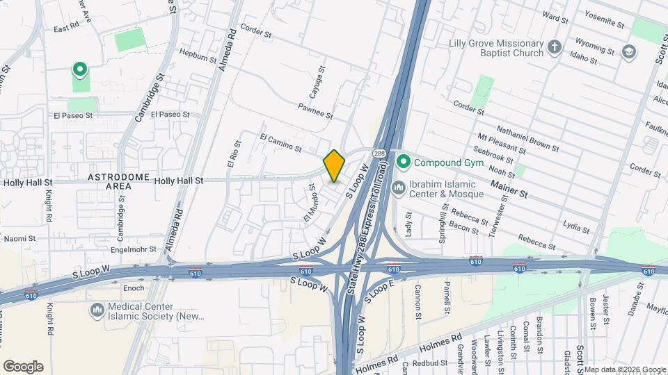 2984 Holly Hall St Map and Location Details