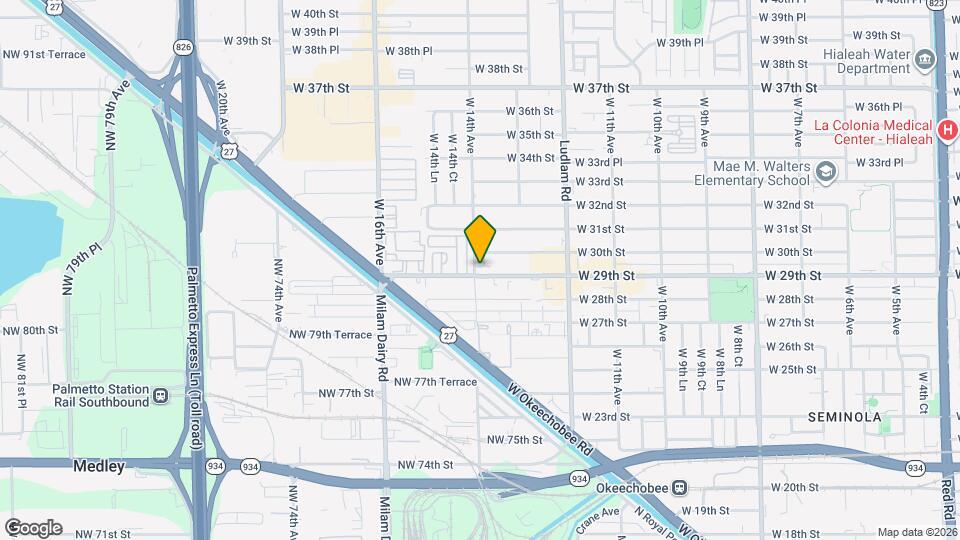 1380 W 30th St, Unit B5 Map and Location Details