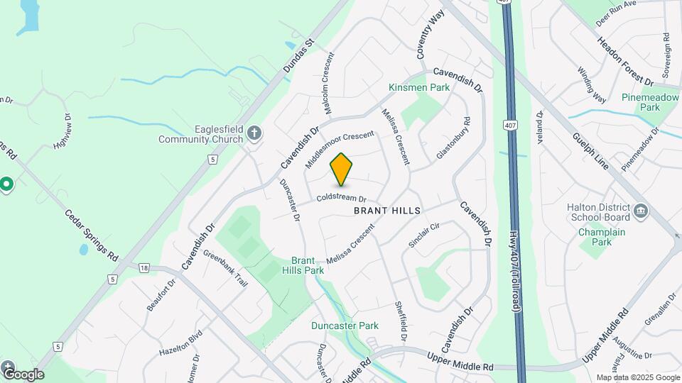 2369 Coldstream Dr Map and Location Details