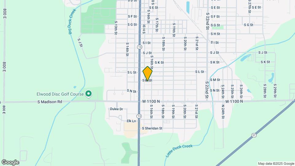 1519 S M St Map and Location Details