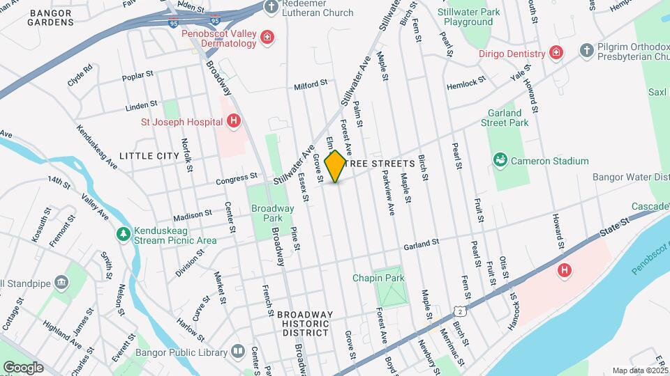 160 Elm St, Unit 1 Map and Location Details