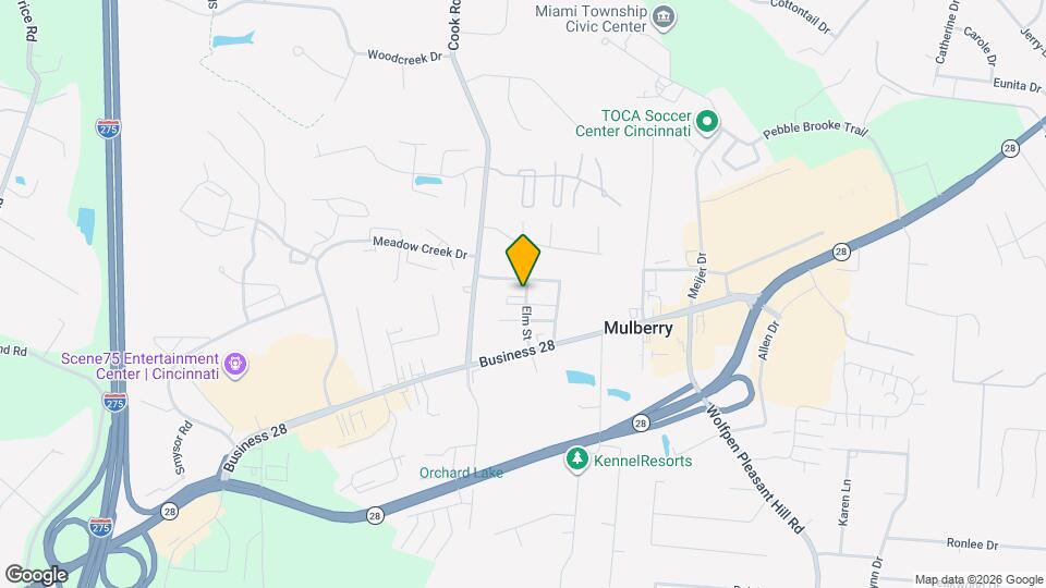 5881 Elm St Map and Location Details