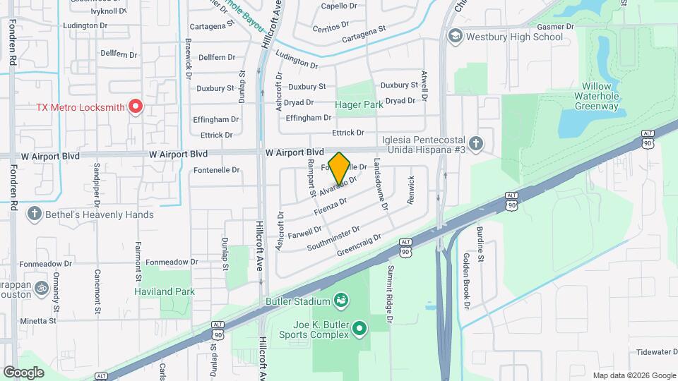 5737 Alvarado Dr Map and Location Details