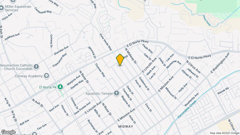 1136 Erica St Map and Location Details