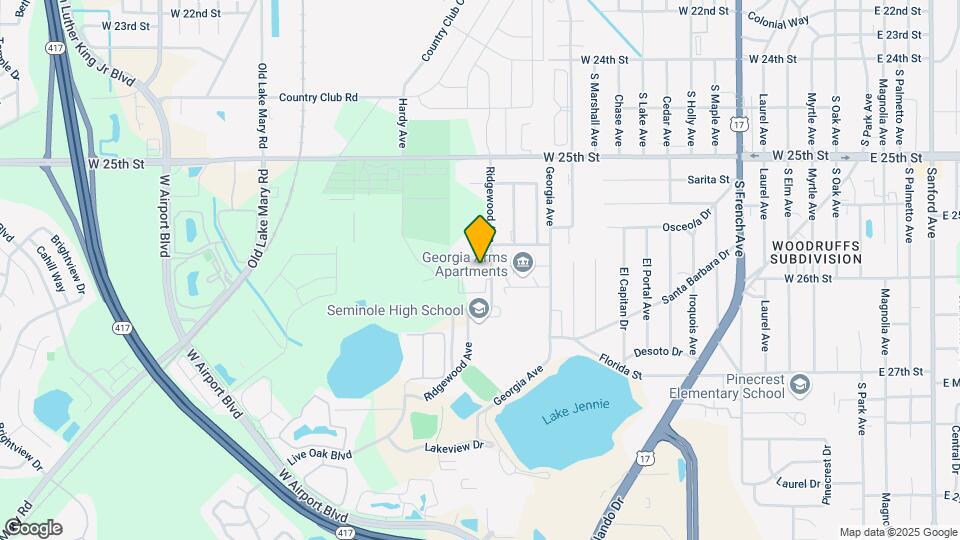 1705 Ridgewood Ln-Unit -1705-A Map and Location Details