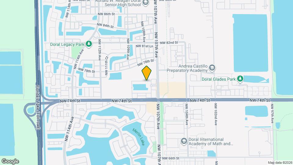 10728 NW 76th Ln Map and Location Details