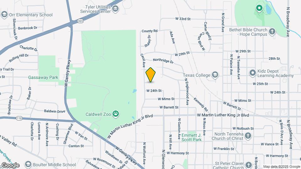 2323 Breckenridge St Map and Location Details