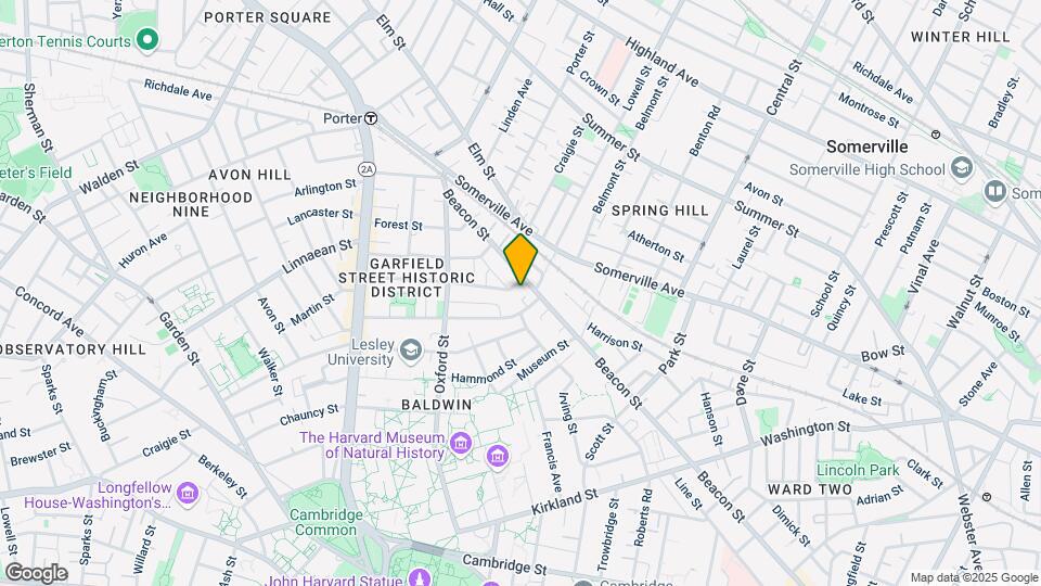 292 Beacon St, Unit 2 Map and Location Details
