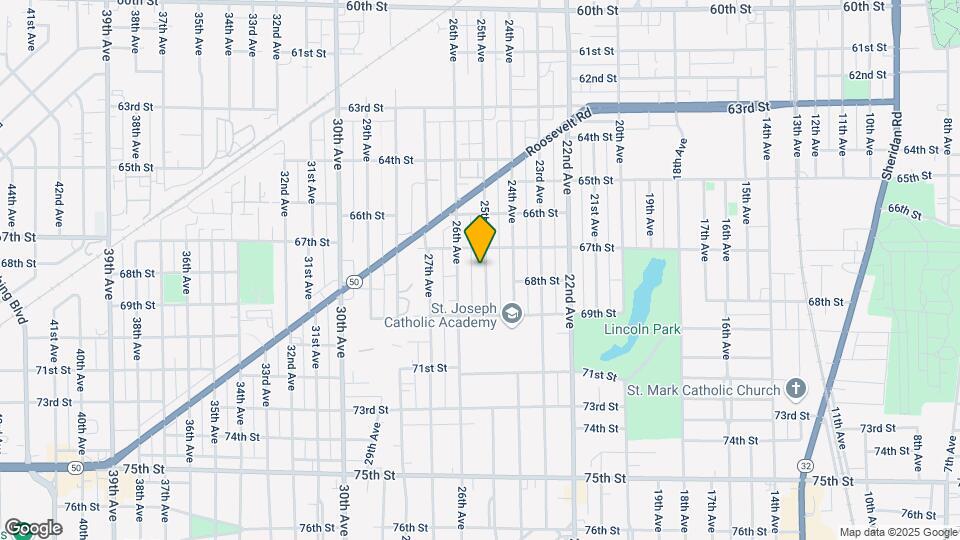 6720 25th Ave Map and Location Details