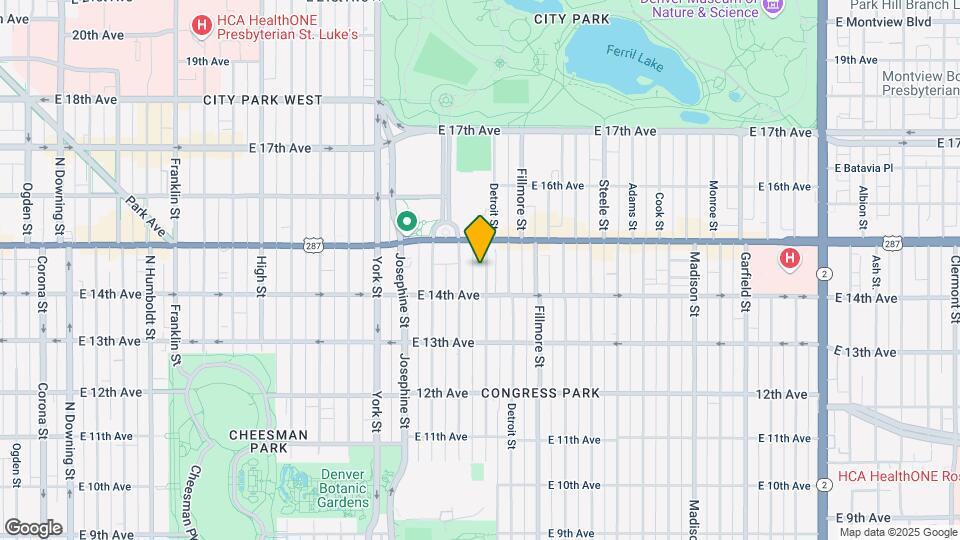 1437 Clayton St. Mapa y Detalles de la Ubicación