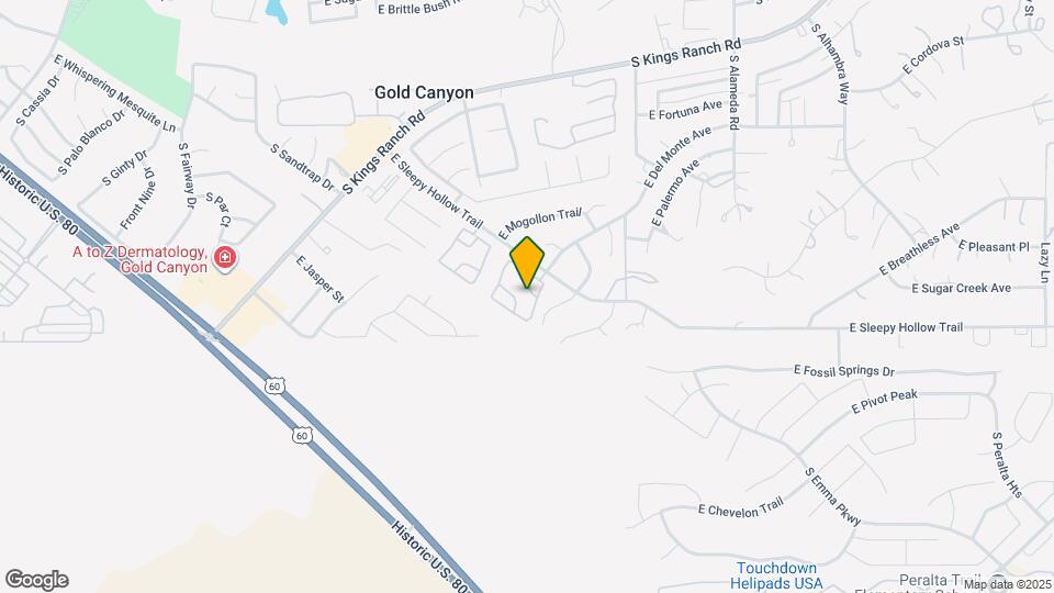 9287 E Shasta Dr Map and Location Details