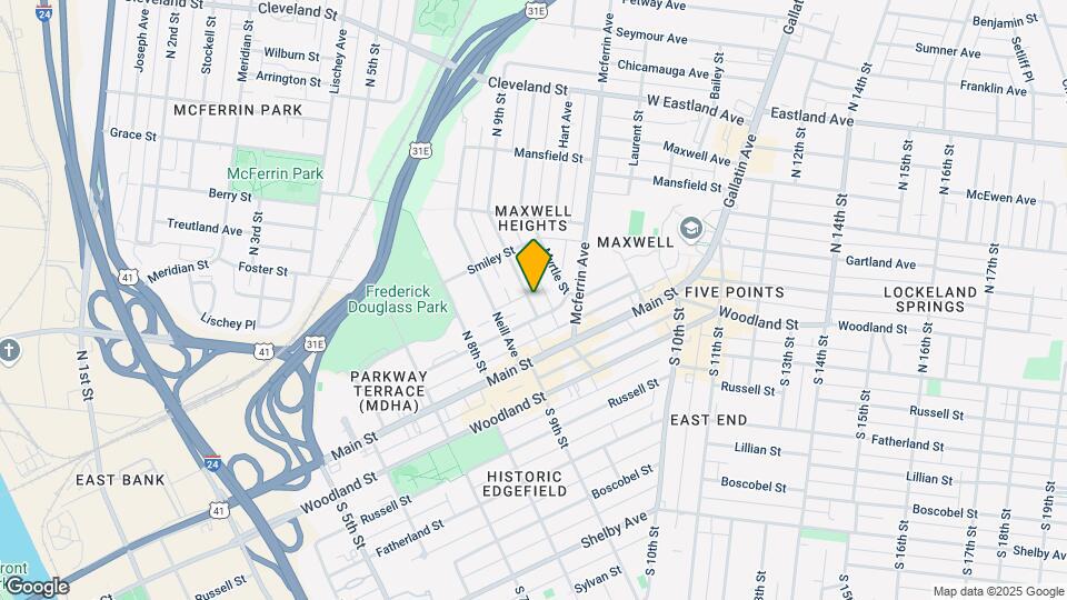 109 N 9th St Mapa y Detalles de la Ubicación