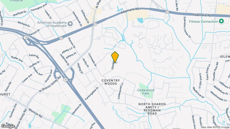 5255 Glenbrier Dr Map and Location Details