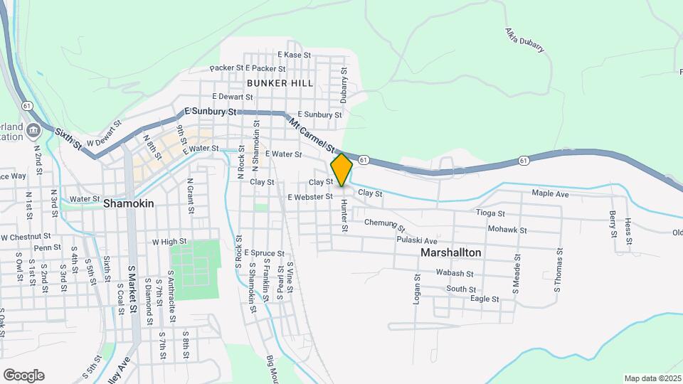 1029 E Webster St Map and Location Details