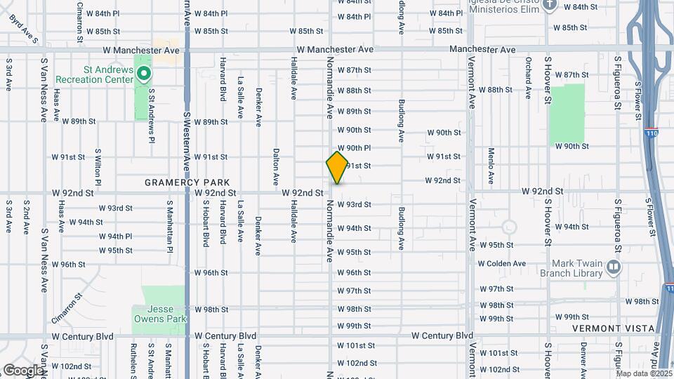 1348 W 92nd St, Unit 3 Map and Location Details