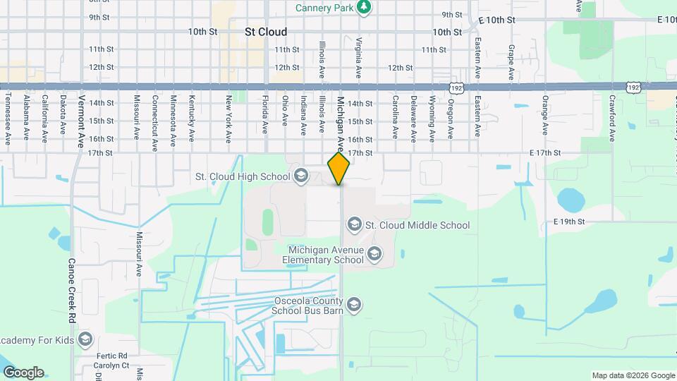 701 Michigan Ct Map and Location Details