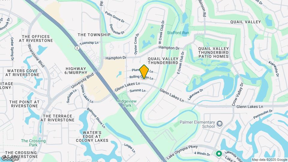 3406 Glenn Lakes Ln Map and Location Details