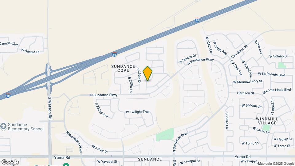22865 W Lone Star Dr Map and Location Details
