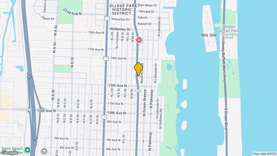 1332 N Federal Hwy Map and Location Details