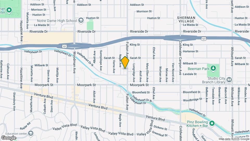 4503 Fulton Ave Mapa y Detalles de la Ubicación