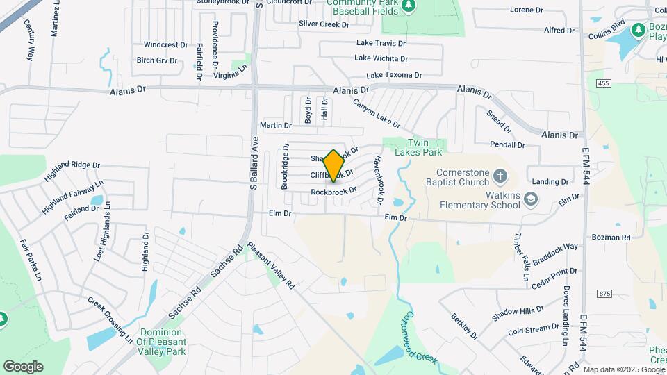 203 Rockbrook Dr Map and Location Details