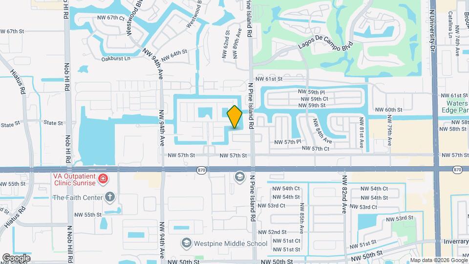 8899 N Isles Cir Map and Location Details