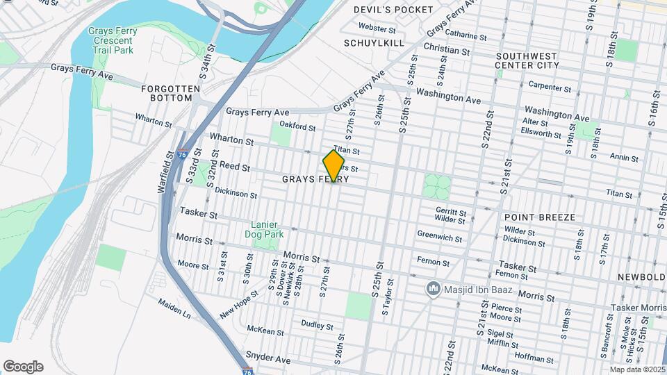 1409 S Etting St Map and Location Details