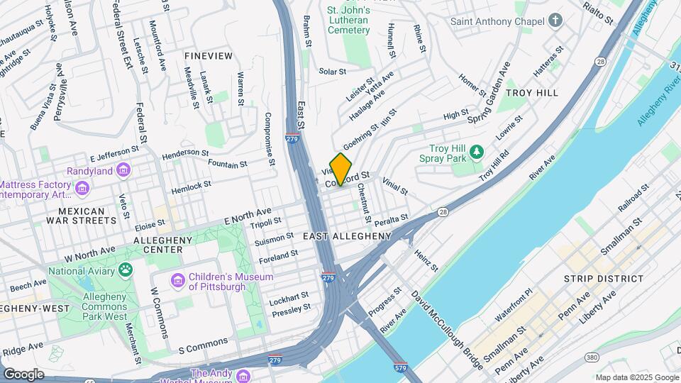 831 Spring Garden Ave, Unit 2 Map and Location Details