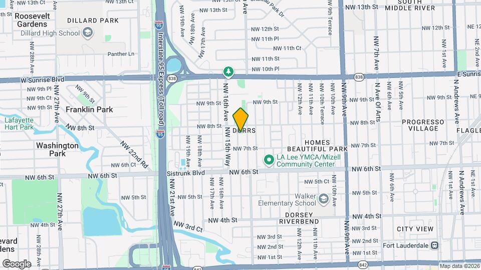 730 NW 15th Terrace Mapa y Detalles de la Ubicación