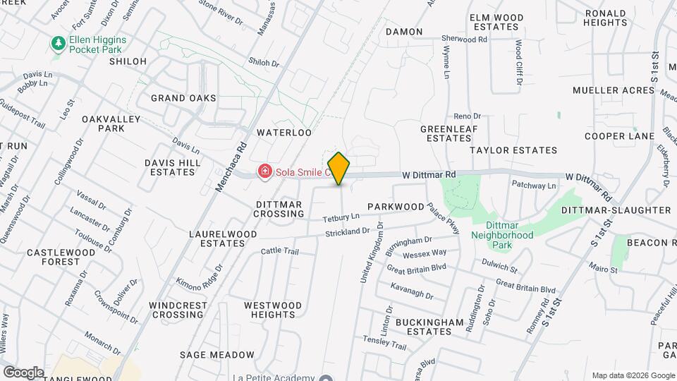 1401 Wheatfall Ln Map and Location Details