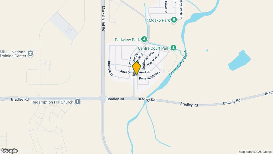 4304 Gunbarrel Dr Map and Location Details