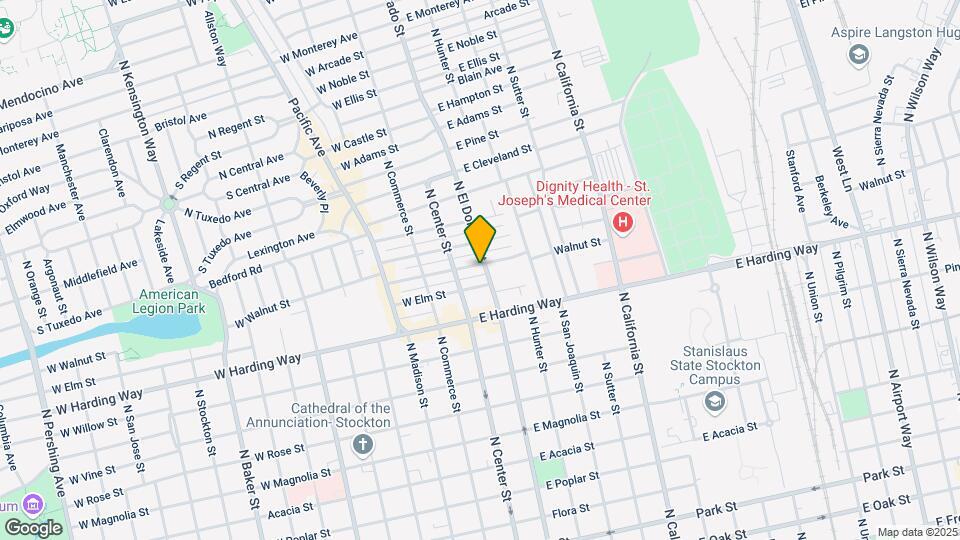 1639 N El Dorado St Mapa y Detalles de la Ubicación